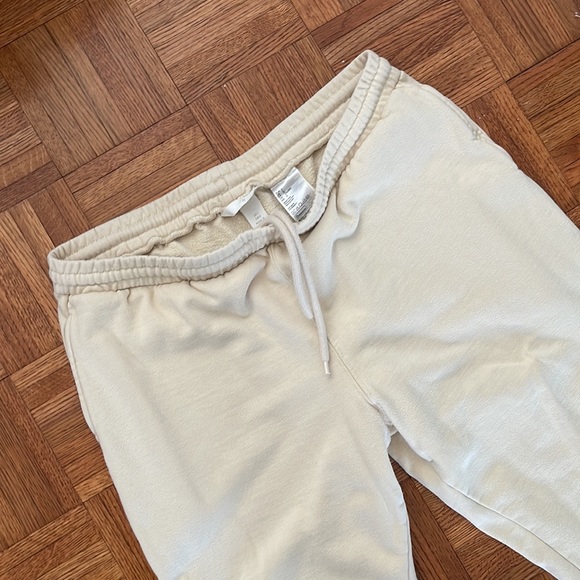 H&M Light Yellow Sweat Pants - Picture 3 of 5